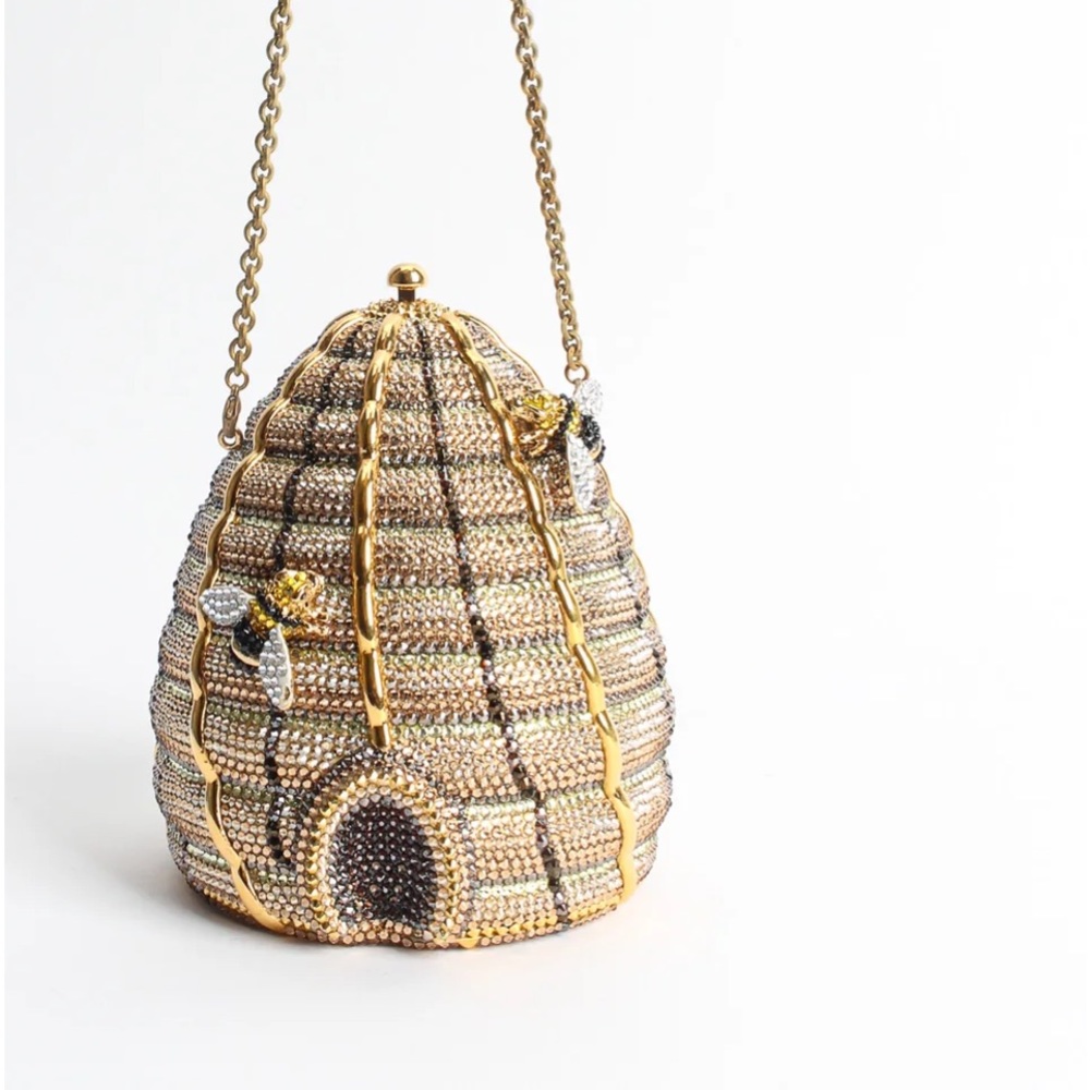 Judith Lieber Beehive Swarovski Crystal Bag